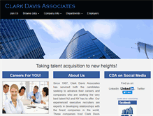 Tablet Screenshot of clarkdavis.com
